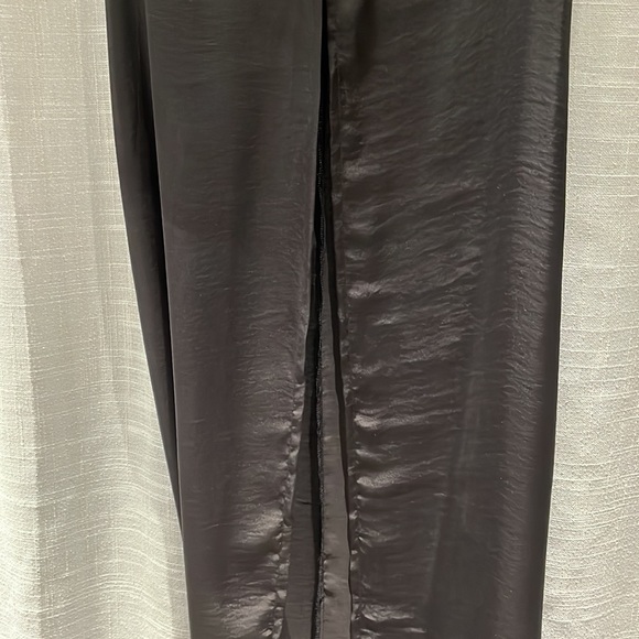 Black, Satin-Finish Long Tunic, Size 2 - Picture 7 of 7
